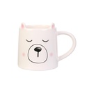 Bögre, kutya mintás, kerámia, fehér - fekete - NOUNOURS