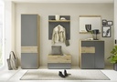 Milan Cipőpad Artisan tölgy/Szürke