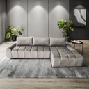 Costa Sarokgarnitúra balos - Vogue 04 Cappuccino