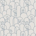Bambi szereplőket ábrázló tapéta, 250x250 cm, sötétkék - fehér - BAMBI