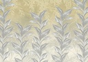 Növénymintás tapéta, halvány színekkel, 350x250 cm, sárga - szürke - BRANCHES
