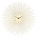 Nap formájú falióra, 36 cm, arany - ROI SOLEIL