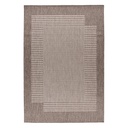 Szőnyeg, mintás, kül- és beltéri, barna, 80x150 cm - FOUGELLE