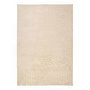 Szőnyeg, körvonalakkal mintázott, bézs, poliészter, 120x170 cm - VOLANTE