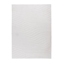 Szőnyeg, hullámmintás, törtfehér, poliészter, 200x290 cm - VOLANTE
