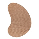 Szőnyeg, csepp alakú, bézs, poliészter, 160x230 cm - HARICOT