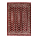 Szőnyeg, négyszögek, kül- és beltéri, barna, 160x230 cm - MYSTELIS