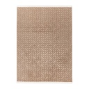 Szőnyeg, modern mintázatú, világosbarna, poliészter, 200x280 cm - FLORENTE