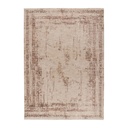 Szőnyeg, kopott mintás, bézs - barna, poliészter, 120x170 cm - FLEUR DE LUXE