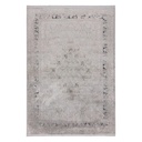 Szőnyeg, kopott mintás, ezüst, viszkóz - akril, 120x170 cm - LUNE D'OR