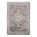 Szőnyeg, kopott mintás, szürke, viszkóz - akril, 120x170 cm - LUNE D'OR