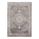 Szőnyeg, kopott mintás, szürke, viszkóz - akril, 200x290 cm - LUNE D'OR