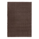 Szőnyeg, egyszínű, sötétbarna, poliészter, 200x290 cm - VOLUTE ELEGANTE