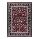 Szőnyeg, klasszikus, virág mintás, piros - fekete, poliészter, 120x170 cm - MILLE ET UNE NUITS