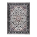 Szőnyeg, klasszikus, virág mintás, törtfehér - kék - rózsaszín, poliészter, 120x170 cm - CIEL ARGENTE