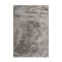 Szőnyeg, szőrme, barnásszürke, poliészter, 60x110 cm - DOUCEUR