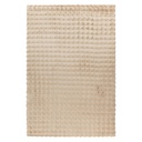 Szőnyeg, dombormintás, bézs, poliészter, 160x230 cm - WISPORA