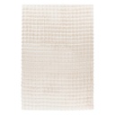 Szőnyeg, dombormintás, törtfehér, poliészter, 80x150 cm - WISPORA