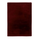 Szőnyeg, szőrme, sötétpiros, poliészter, 120x170 cm - TOUDOU