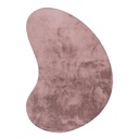Szőnyeg, csepp alakú, púderrózsaszín, poliészter, 160x230 cm - TOUDOU