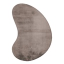 Szőnyeg, csepp alakú, barna, poliészter, 160x230 cm - TOUDOU