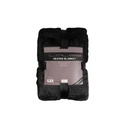 Takaró, fekete, poliészter, 150x200 cm - CALIN