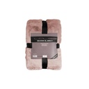 Takaró, púderrózsaszín, poliészter, 150x200 cm - CALIN