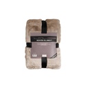 Takaró, barna, poliészter, 150x200 cm - CALIN