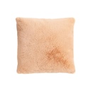 Díszpárna, barack színű, poliészter, 48x48 cm - CALIN