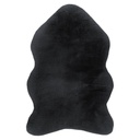 Szőnyeg, szabálytalan alakú, grafit - szürke, poliészter, 90x60 cm - LA BEBETE