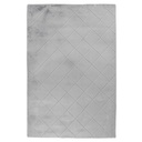 Szőnyeg, rombusz mintás, ezüst - szürke, poliészter, 160x230 cm - ELORIA