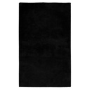 Fürdőszobaszőnyeg, fekete, 50x90 cm - CELESTINE