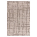 Szőnyeg, kövezett mintázatú, bézs, poliészter, 160x230 cm - GOLDEME