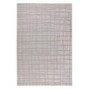 Szőnyeg, kövezett mintázatú, ezüst - szürke, poliészter, 80x150 cm - GOLDEME