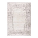 Szőnyeg, Pierre Cardin, keretes mintájú, ezüst - bézs, 120x170 cm - DUSKRUN
