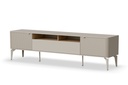 TV-szekrény, 200 cm, kasmír / cremona tölgy - DOUCETTE