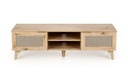 TV állvány, 150 cm, artisan tölgy / fekete - TROPIQUE