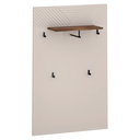 Előszoba panel 4 akasztóval, és polccal  80 cm , kasmír/tölgy - ÉCLAIRIE