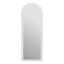 Ívelt fali tükör fehér MDF kerettel 160 x 58 cm - ÉCLIPSE