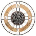Falióra mechanizmussal Ø 90 cm fa és fém - CARILLON