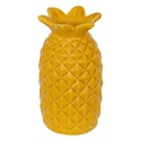 Ananász formájú váza, kerámia 10 cm, sárga - ANANA