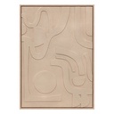 3D fali dekoráció 50 x 70 cm - ARABESQUE