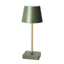 Érintéses LED asztali lámpa, zöld, 10,5 cm - LUMIVALE