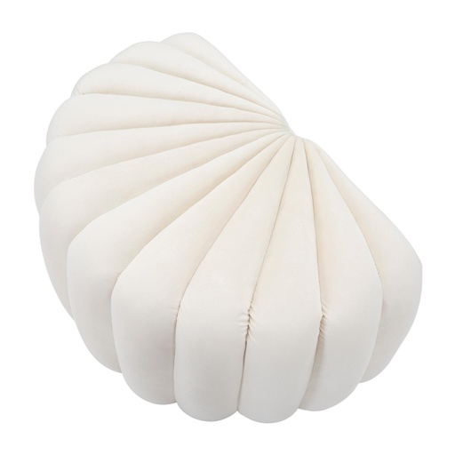 [DEMF-142411000C[D]] Kagyló alakú ülőke, krémszínű - SHELL
