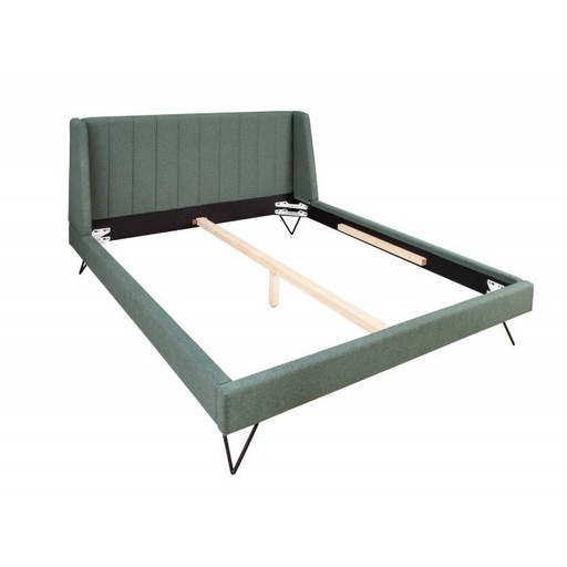 [DEIV-40764[D]] Modern stílusú franciaágy keret, 160x200 cm, menta - ANDROMEDE