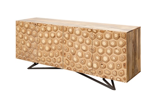 [DEIV-39233[D]] Tömörfa tároló, 175 cm, mahagónifa - LE CAP