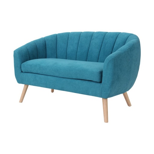 [DEZS-440523[D]] 2 személyes kanapé, türkizkék - SAINT TROPEZ