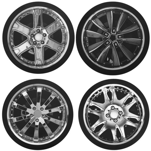 [DEOB-145077-4] 4 db-os tányéralátét szett , felni - WHEELS