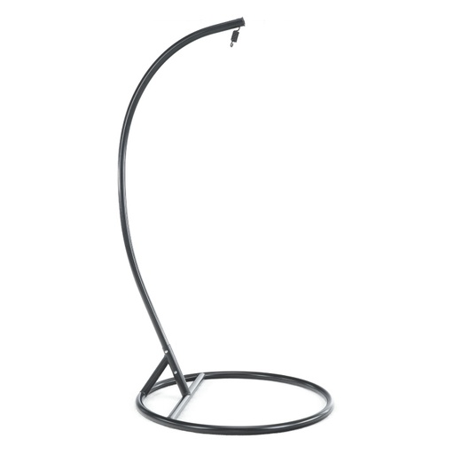[DETK-254349[D]] Állvány függőfotelnek, 195 cm,  fekete - DISPLAY