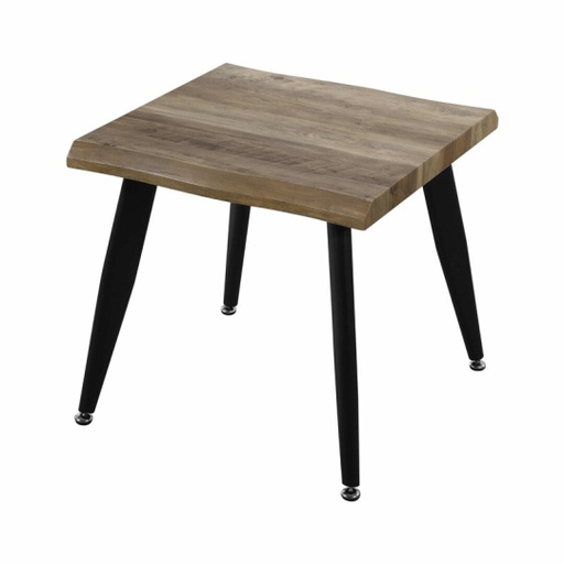 [DEZS-412841[D]] Asztalka fekete lábakkal, 55x55 cm - NAZARE
